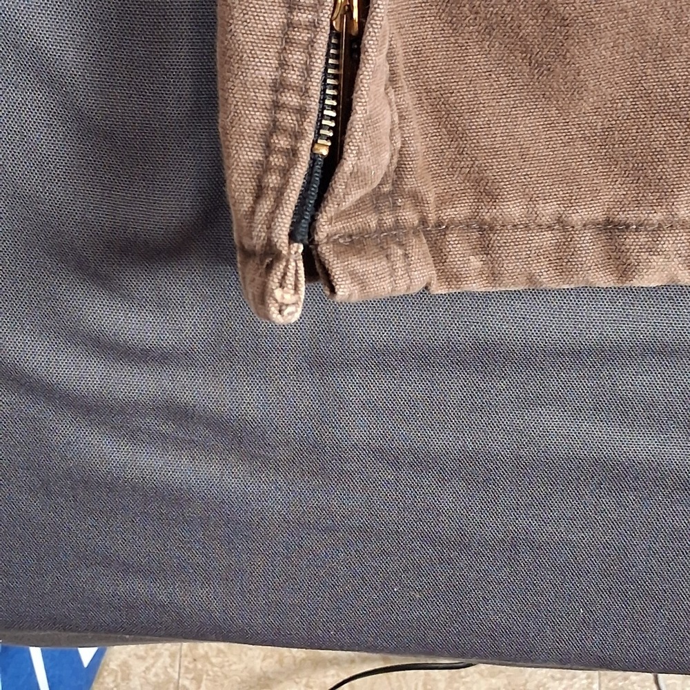 Carhartt Mint Vintage Work Overalls 38x32 Mens Brown Double Knee Insulated - USA - Picture 4 of 12